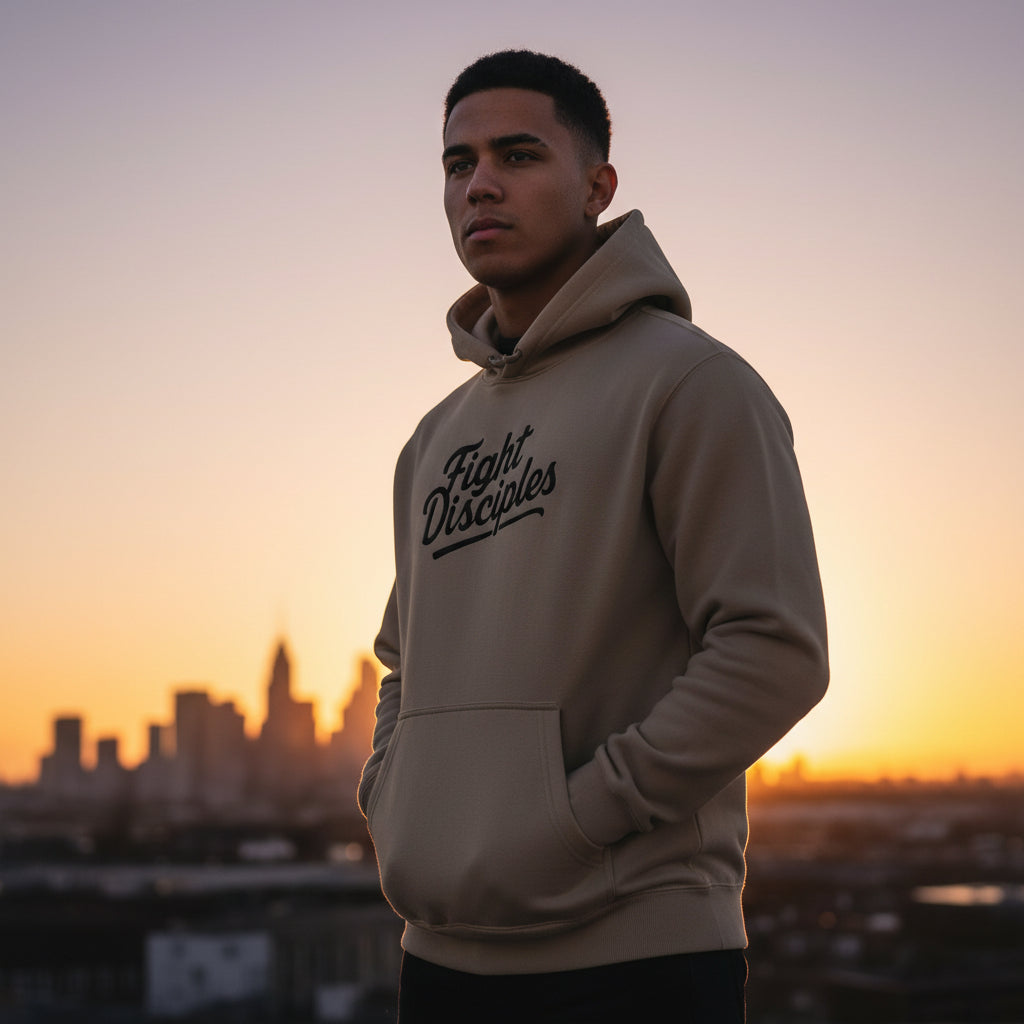 Clay Script Hoodie