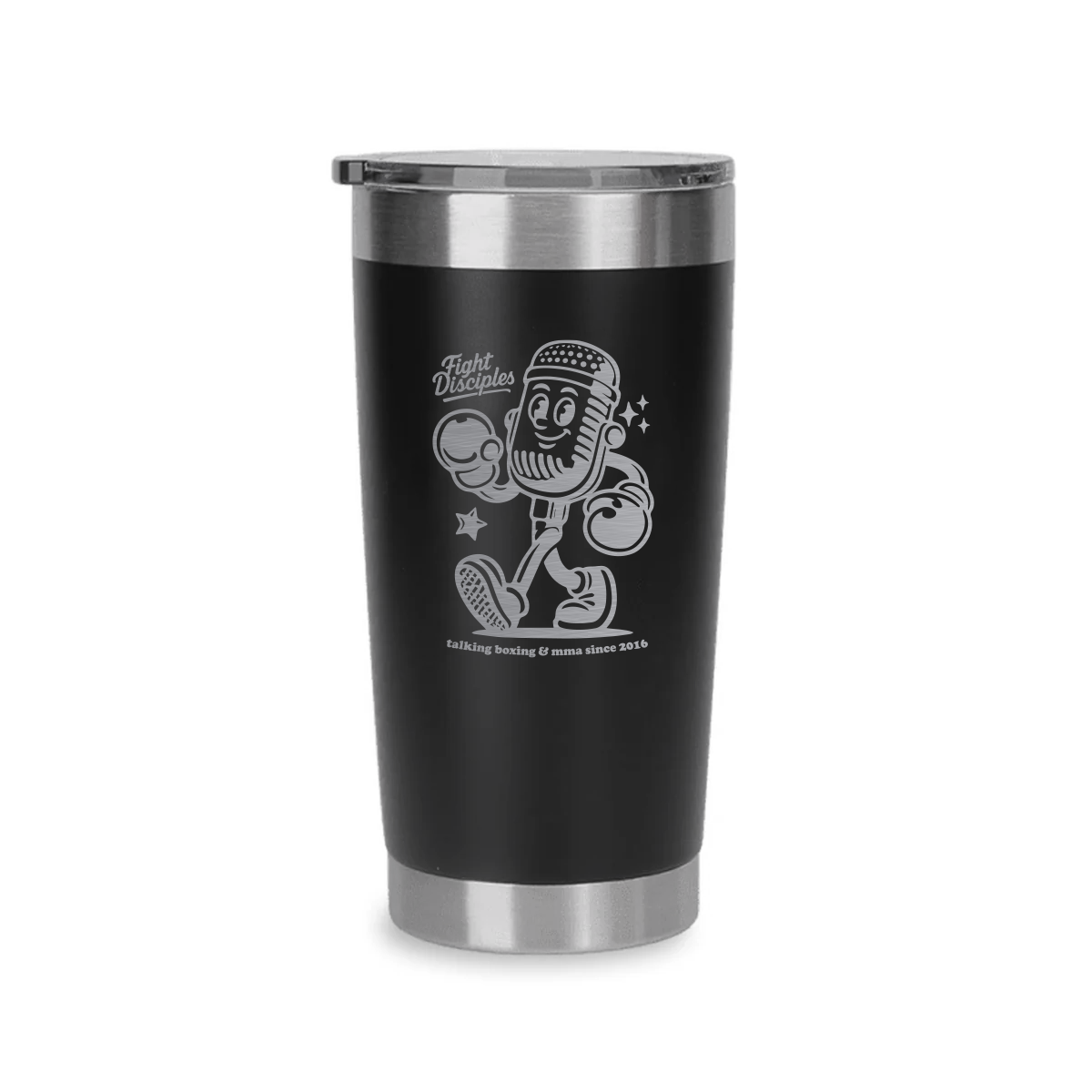 Mighty Mic Black Travel Mug