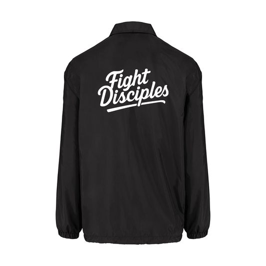 Black Script Coach Jacket