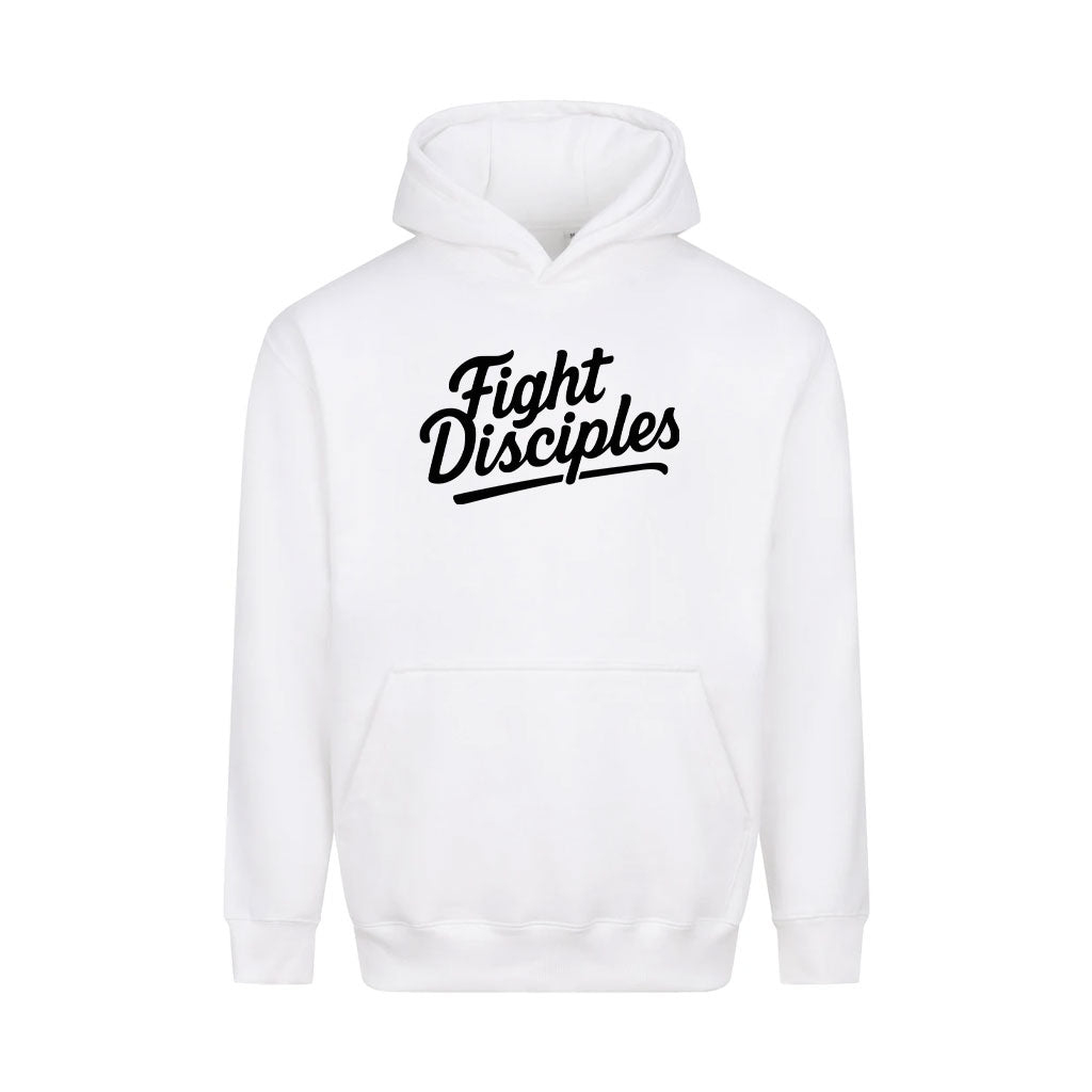 White Script Hoodie