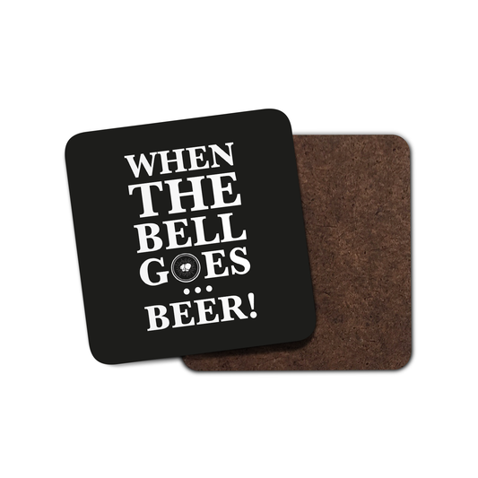 Fight Disciples Bell Goes Beer Coaster